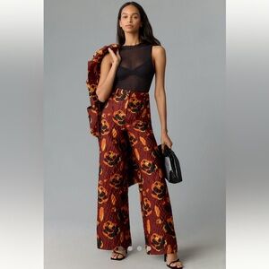 Anthropologie NWT Mehtap Elaidi Printed
Brocade Pants size L.
